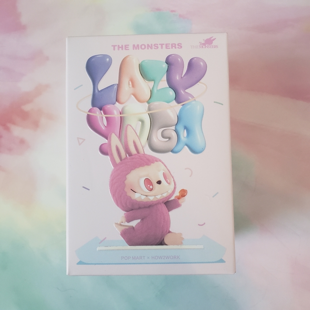 Labubu NIB Lazy Yoga Series Figure THE MONSTERS Pop Mart Blind Box
